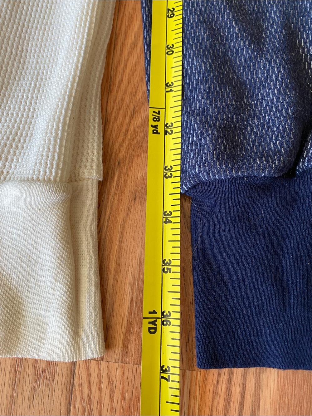 Men’s Indera Thermal Longjohns - Medium White and Navy Base Layer - Picture 8 of 10